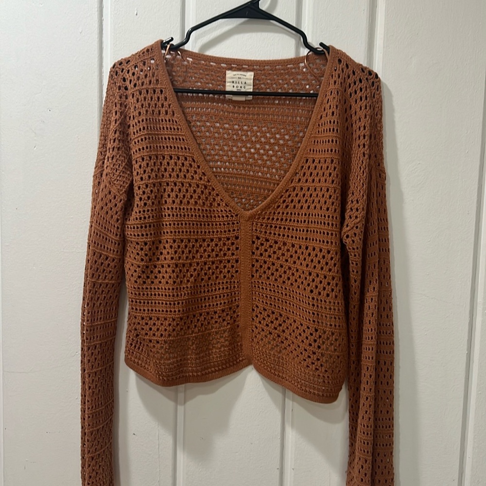 Women’s crochet Billabong sweater